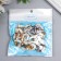 Decor for creativity plastic "Ring for the chain" marble brown set 25 pcs 2.3x1.65 cm