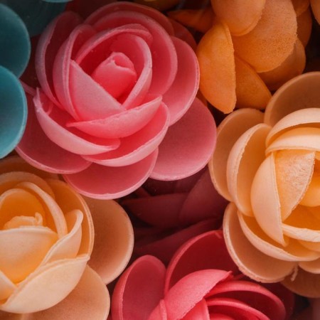 Wafer peonies, mix, 30 pcs.-2