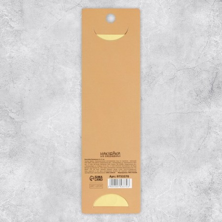 Paper stickers on the “Do not forget” substrate, for a diary 6 × 21 cm-6
