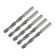 Tundra metal drill, HSS, cylindrical shank, 11.5 x 140 mm, 5 pcs.