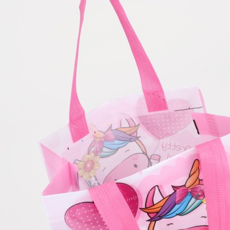 Baby bag without fastener, pink color-2