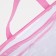 Lightning cosmetic bag, transparent/pink color