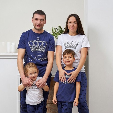 Women's pajamas (T -shirt and trousers) KAFTAN "CROWN" p. 48-50