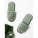 Women's slippers open nose, size 36-38, emerald color
