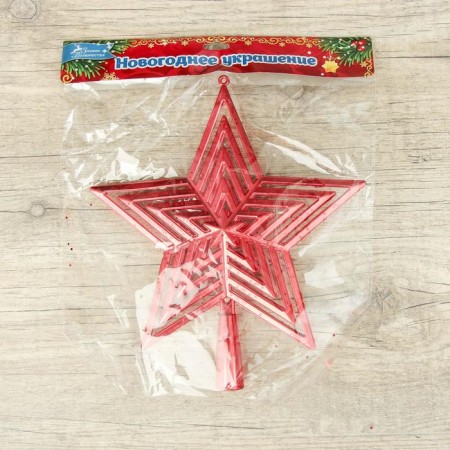 Tip "star" of the face, 20.5x22.5 cm, red-1