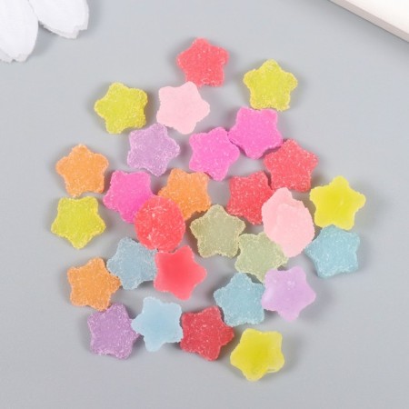 Decor for creativity Plastic "Star-MARMELAD" set 30 pcs mix 1x1x0.5 cm