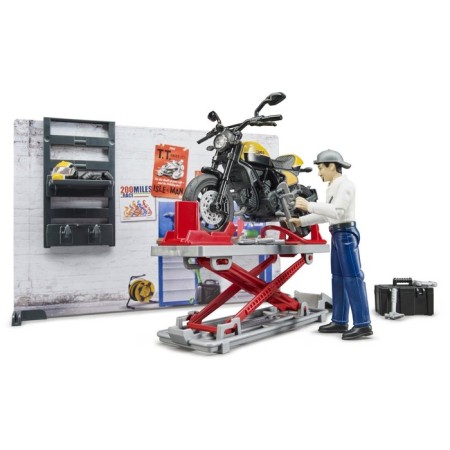 Game set repair set with yellow ducati-2