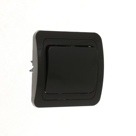Luazon Lighting "Orion" switch, 10 A, 1 key, hidden, black-1