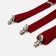 Adults adults, width 3.5 cm, burgundy color