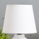 A Asel table lamp E14 40W white 14x14x24 cm Risalux