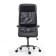 Office armchair Brabix "Flight ex-540", chrome, fabric, mesh, gray