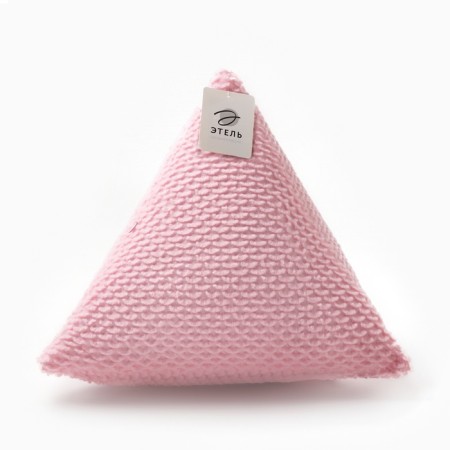 Pillow Ethel "Triangle", width 40 cm, pink color-3