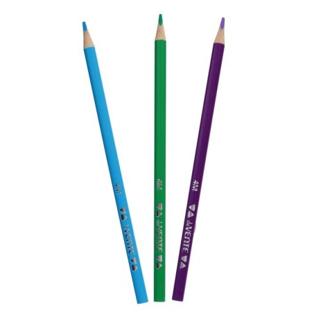 Pencils 24 colors, Devente Trio Mega Soft, three -sided case, super soft, 4m, 3 mm neckline-1