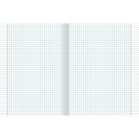Notebook of 48 sheets in the cage "Back to School", cover cover 60g/m2, fields, mix-9