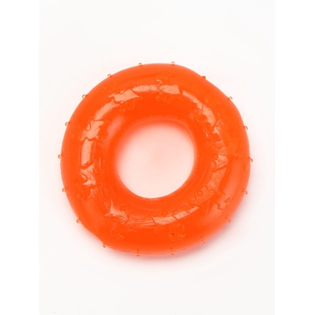 Chewing toy "Ring" Transparent, PP, 6.7 x 2 cm, orange-1