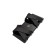 Replaceable nozzle for sex machines Diva double, 20 cm, metal, black color