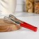 Forceps kitchen shares "brightness", 201 steel, 24 × 4.5 cm, red color