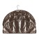 A set of horn covers for a hanger, 4 pcs, brown color