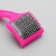 Brush - small packer soft with drops, base 44 x 44 mm, pink