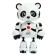 The Pandy robot, voice recording, reacts to touch, light and sound effects, metallic
