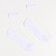 Women's socks, white color, size 23-25 ​​(36-40)