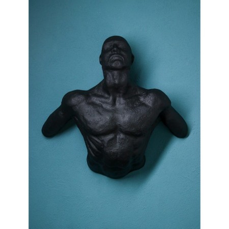 Figure "Phantom", polystone, 85 cm, black matte color-1