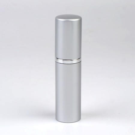 Perfume bottle, with a spray, 10 ml, silver color-9