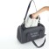 Road bag, textura, small size, color gray