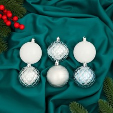 Set of balls plastic D-6 cm, 12 pcs 