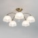 Cutilux Cutilux chandelier “Francesca” CL417153 58x58x26 cm, 5x75W, E27, brown color