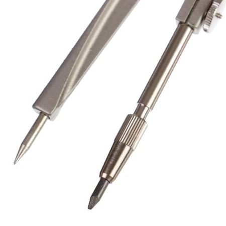Готовальня Koh-I-Noor 4904, 4 предмета, школьная малая, в коробке с европодвесом-1