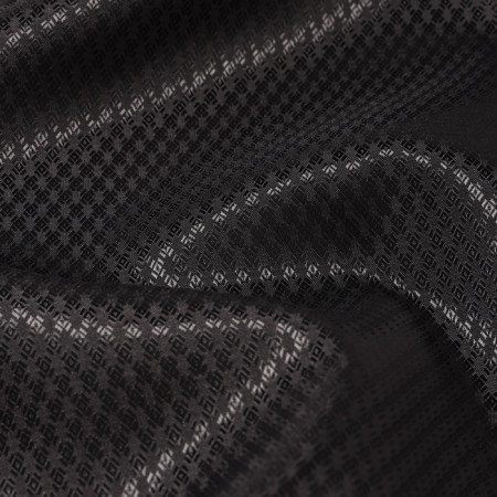 Lining fabric "rhombus", 100 % polyester, 1 × 1.4 m, black color