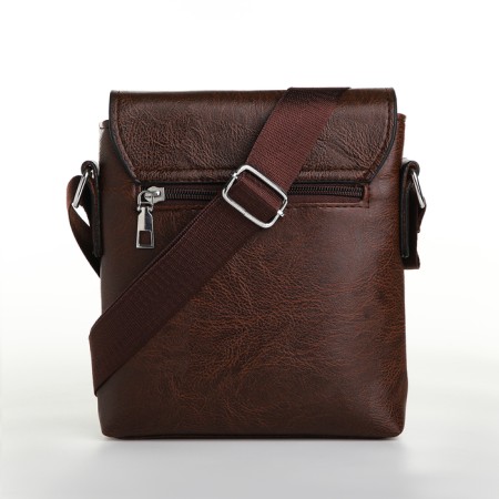 Male bag, brown color-3
