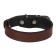 Collar zoonik "Premium-classic" Leather double, 41-53 x 3 cm, cognac
