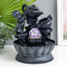 Table fountain with backlight 