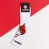 New Year's socks KAFTAN "Happy Santa" size 41-44 (27-29 cm), white