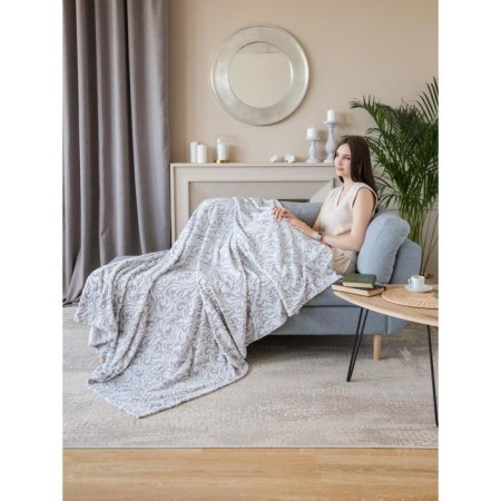 Plaid-woking, "imperial", size 150x200 cm, color gray color-4