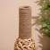 Vase wicker, floor 14x14x60 cm