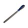 Rashpil Tundra, steel U10, semicircular, plastic handle, 200 mm
