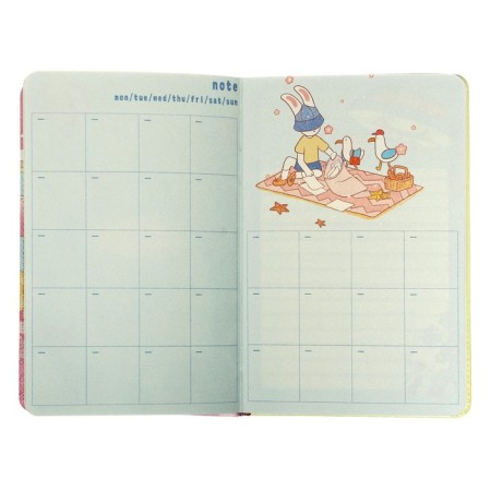 Notebook Gift Book with a Slocation, A6+, 48 sheets, line, 12.5 x 19 x 2 cm, "Friends"-6