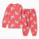 Pajamas for girls, raspberry color, height 116 cm