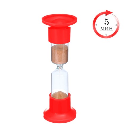 Sanding clock desktop for 5 minutes