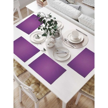 Set of napkins for setting the table "Classic lines", rectangular, size 32x46 cm, 4 pcs