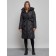 Coat insulated winter female, size 46, black color