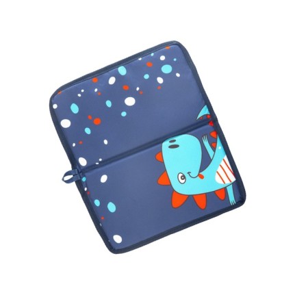 Garbage rug, dinosaur, 30x36 cm, for retraining, blue