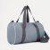 Sports bag with lightning, long belt, without lining, gray color
