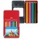 Faber-Castell-Castell “castle”, 12 colors, hexagonal, sharpened, in a metal box