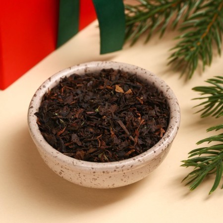 New Year! Black tea “New Year: Happy New Year!”, Taste: lemon, 50 g (18+)-2