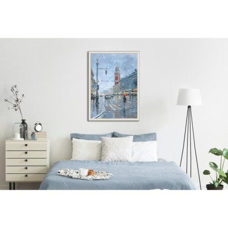 Reproduction of the picture "Nevsky Prospekt", 50x70 cm, frame 45-a355-3