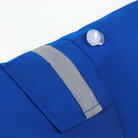 Combiason for dogs, demi -season with a lining, size 2xl (DS 42, OG 56 cm), blue-7